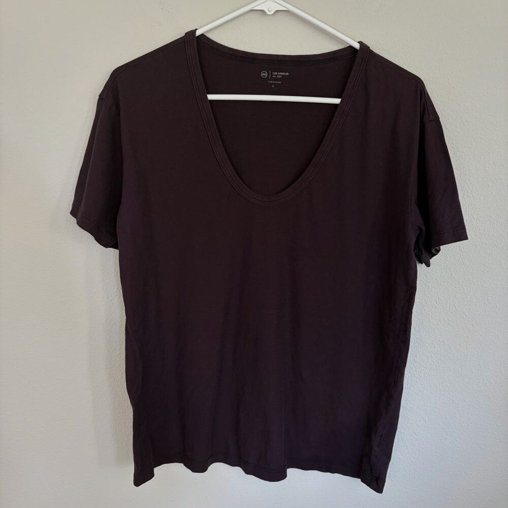 AG Adriano Goldschmied Cotton Short Sleeve Tee (S)